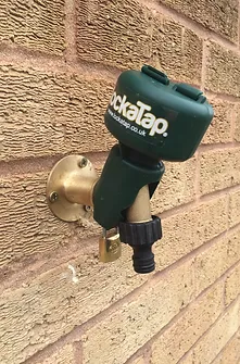 Outside Tap Fitted with Tap Lock