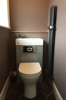 2in1 Toilet & Basin Combo & Slim Rad
